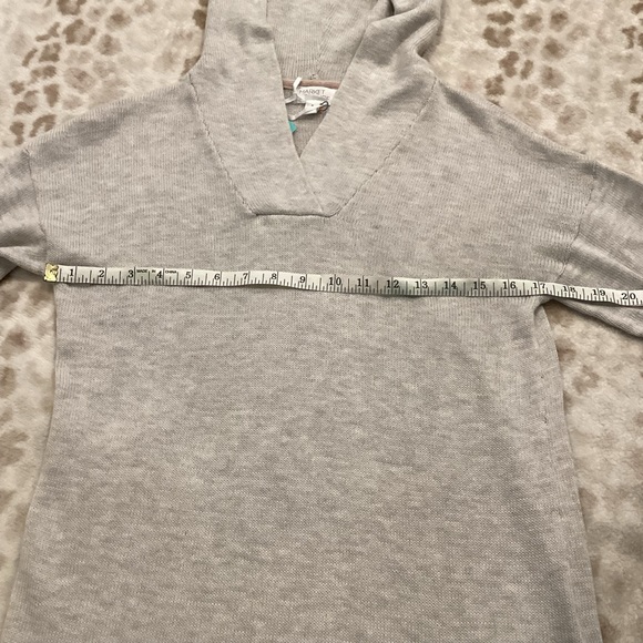 Market & Spruce Layna Hooded Cotton Blend Pullover, Size S - Picture 7 of 10